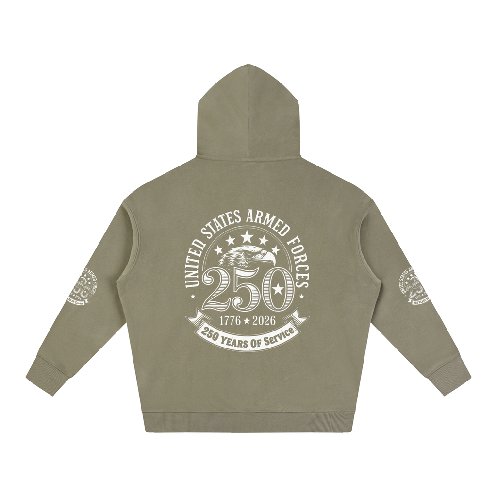 "American Survivors" Oversize Fleeced Hoodie