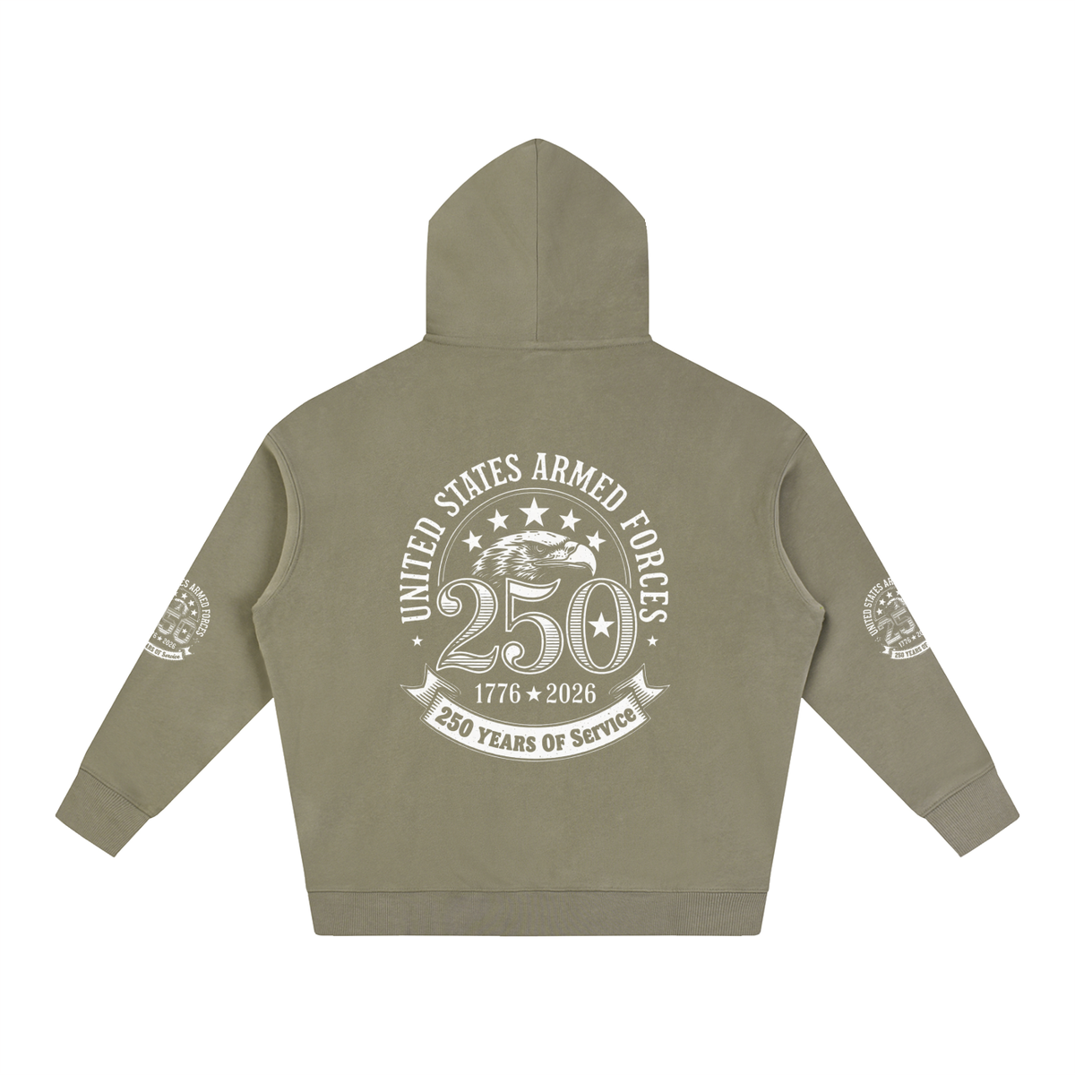 "American Survivors" Oversize Fleeced Hoodie
