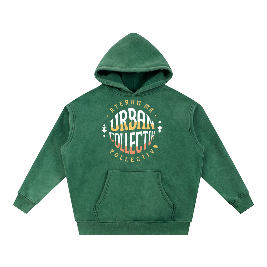 "Urban Collevtive" Snow Wash Fleece Oversize Hoodie