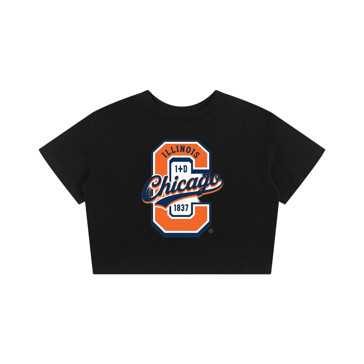 "Chicago" Baby Tee Seamless T-Shirt - 200 GSM