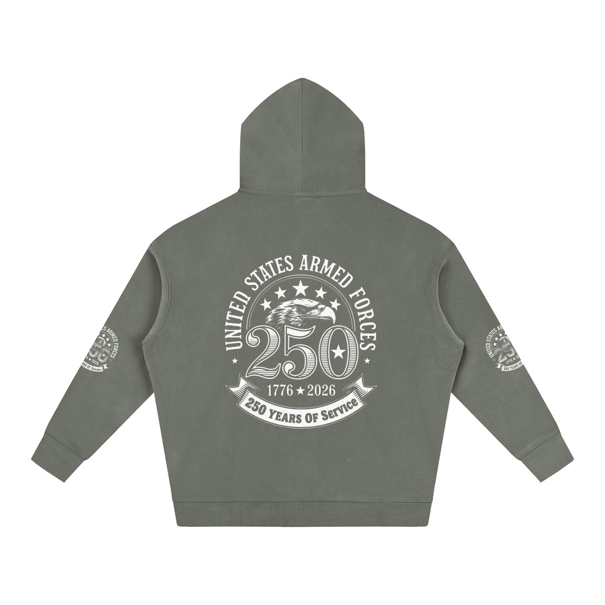"American Survivors" Oversize Fleeced Hoodie