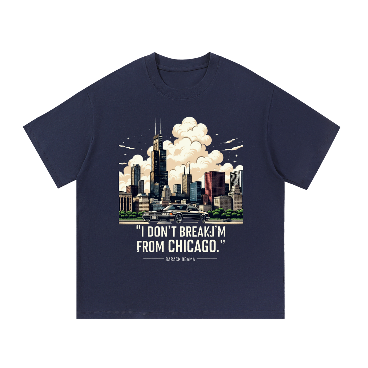 "Obama Quote" Essential Cotton T-Shirt