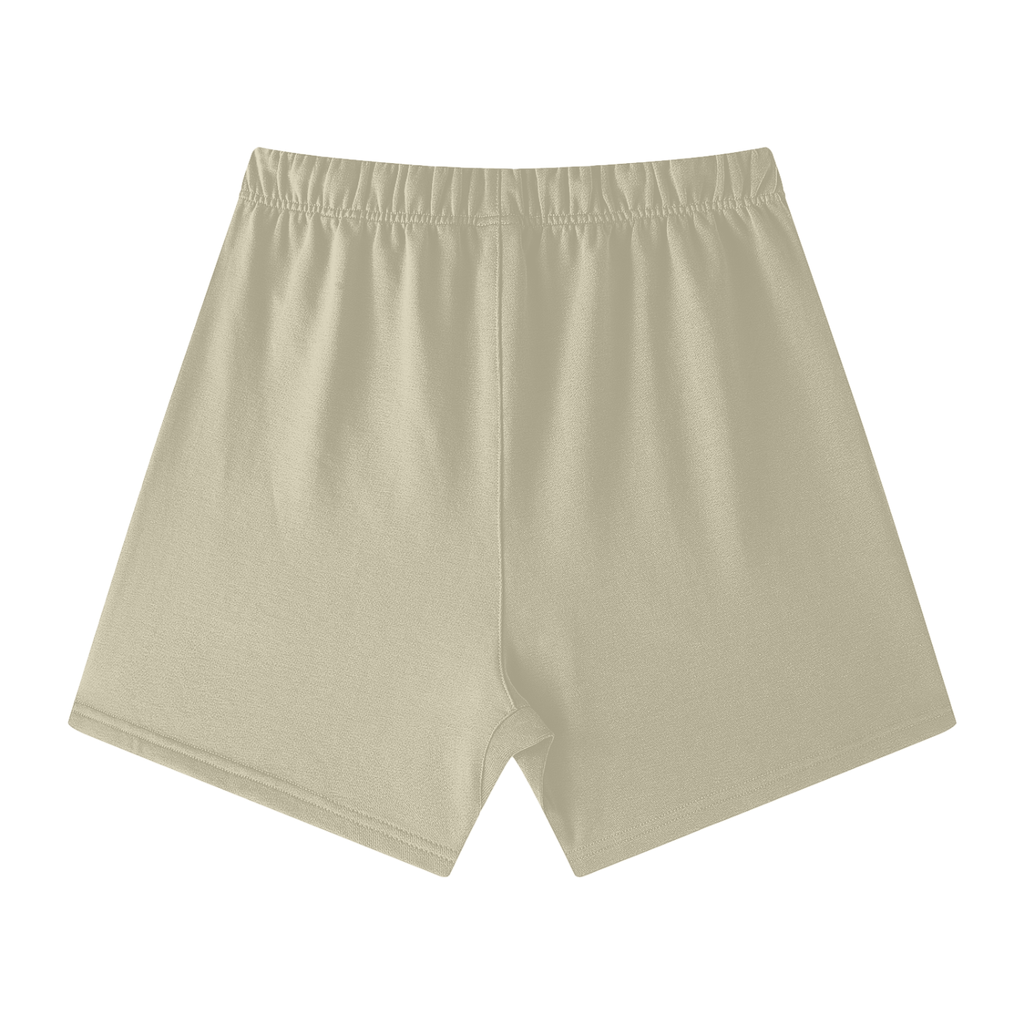 "Urban collective Athletics" Unisex Earth Tone Loose Fit Cotton Shorts