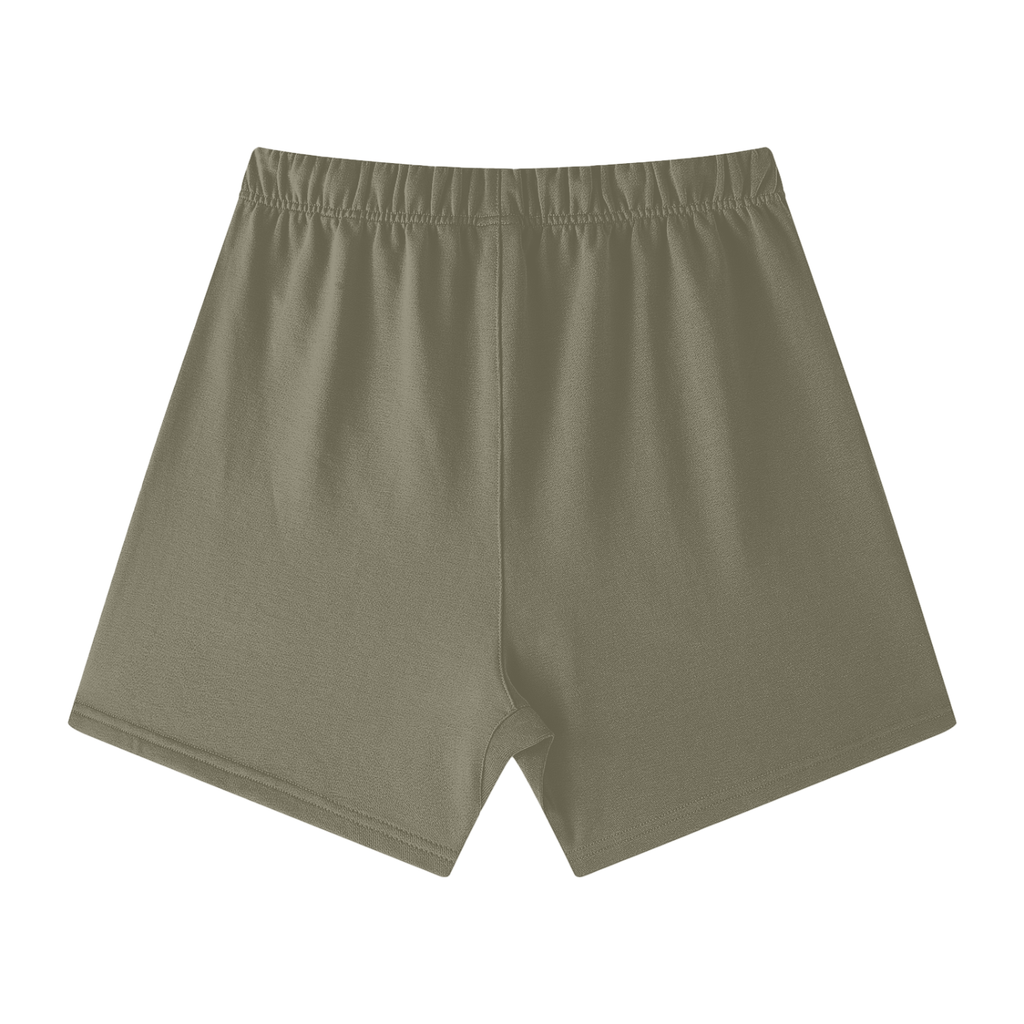 "Urban collective Athletics" Unisex Earth Tone Loose Fit Cotton Shorts