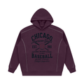 "Chicago Giants" Unisex Oversized Piping Fleece Hoodie