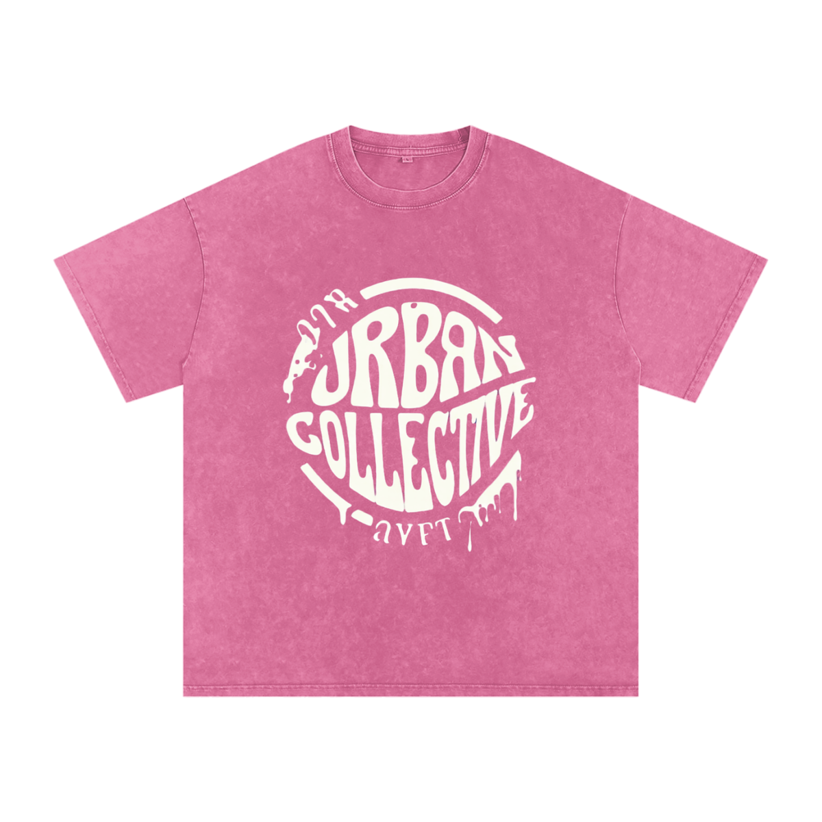 "Urban Collective" Snow Washed Oversized Cotton T-Shirt
