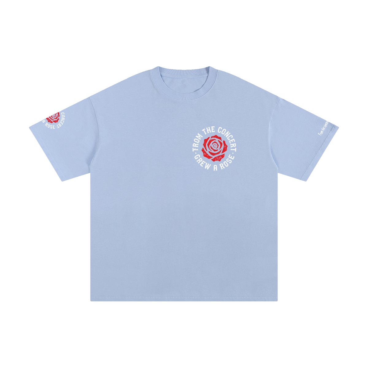 "the Rose that Grew " Unisex Pure Cotton T-Shirt