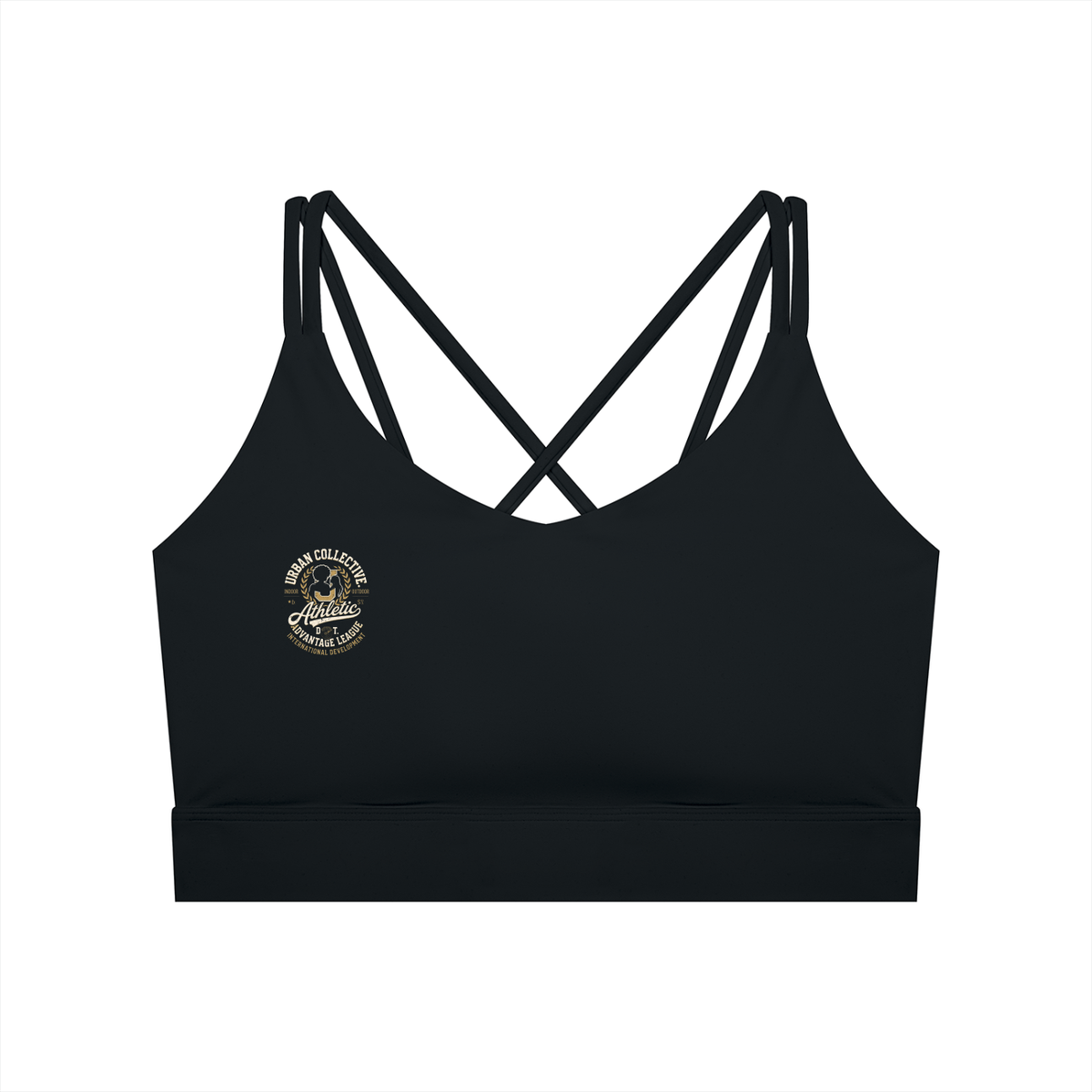 "Urban Culture Athletics" Women's Lycra Cropped Yoga Sport Bra