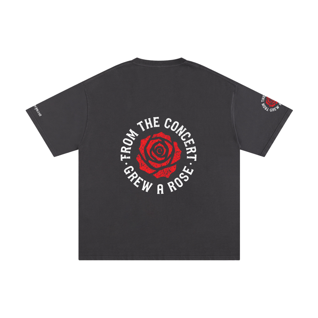 "the Rose that Grew " Unisex Pure Cotton T-Shirt