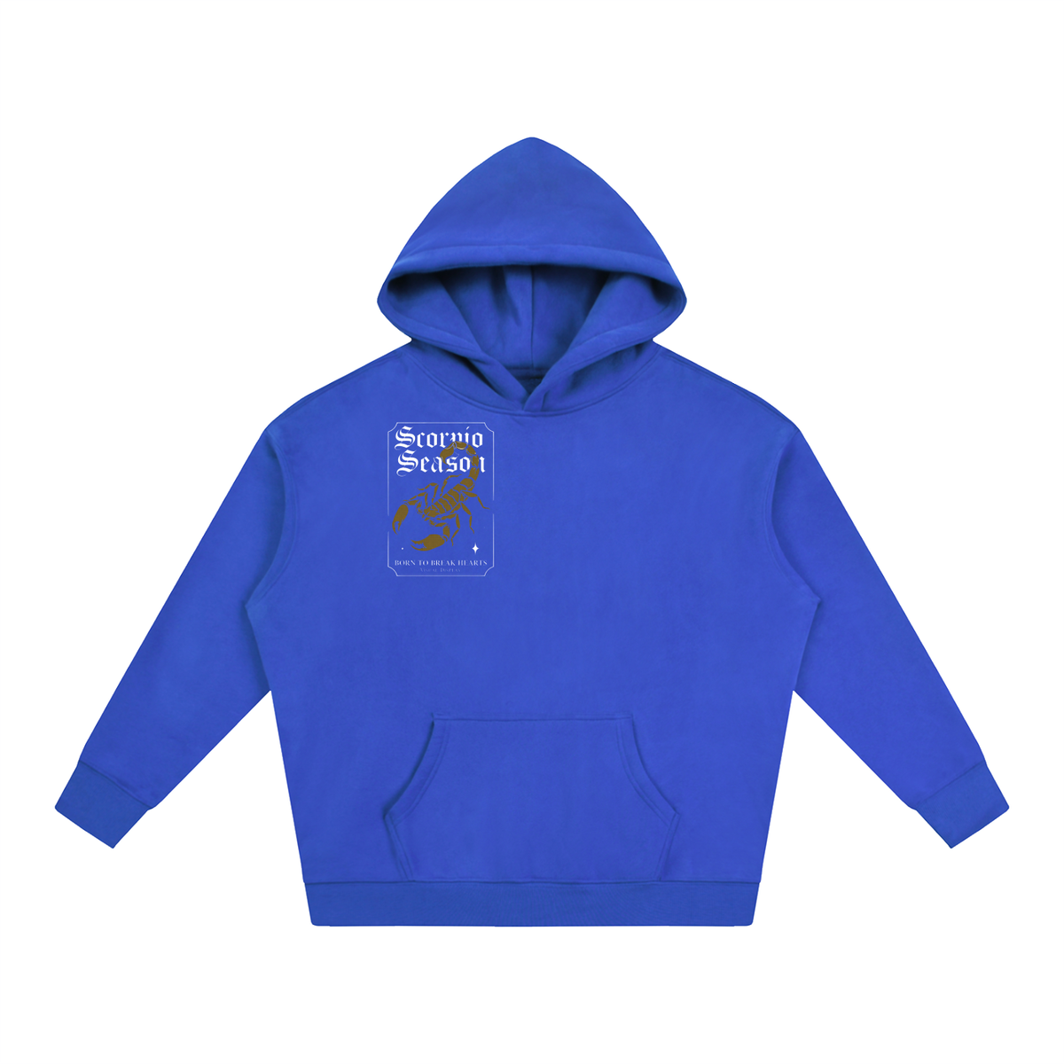 "Scorpio season" Oversize Fleeced Hoodie
