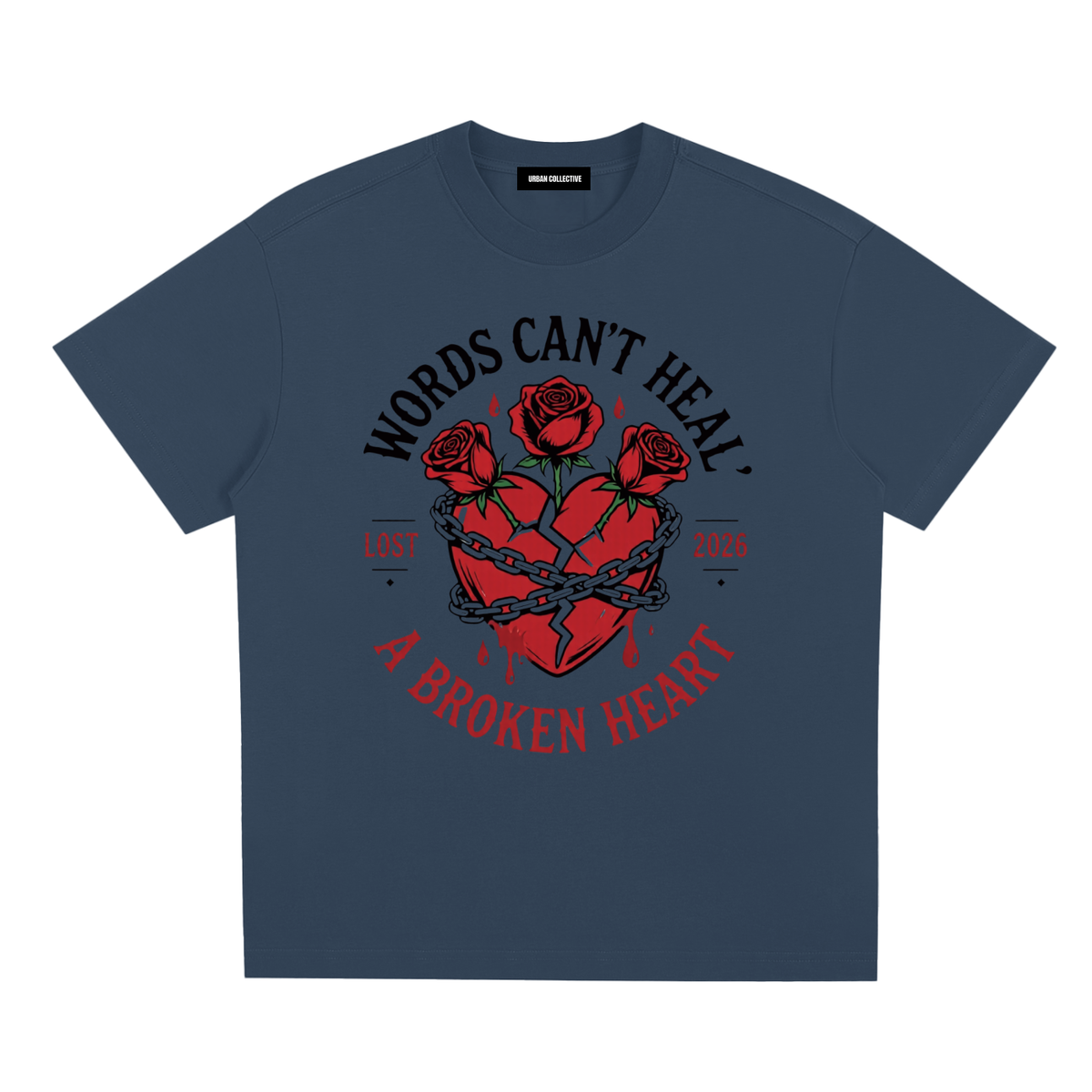 "Broken Hearted" Sorona Quick-Dry Cooling T-Shirt