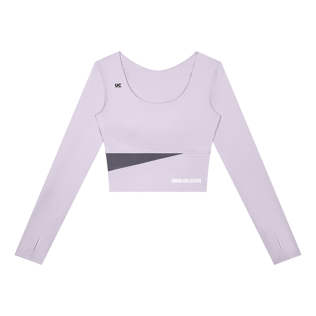 "Urban Culture Athletics" Women's Panelled Long Sleeve Yoga T-Shirt