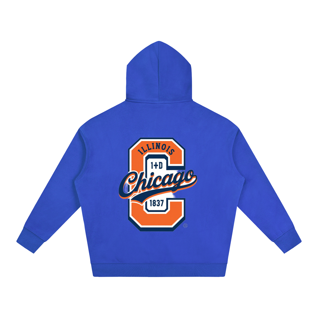 "Chicago" Oversize Fleeced Hoodie