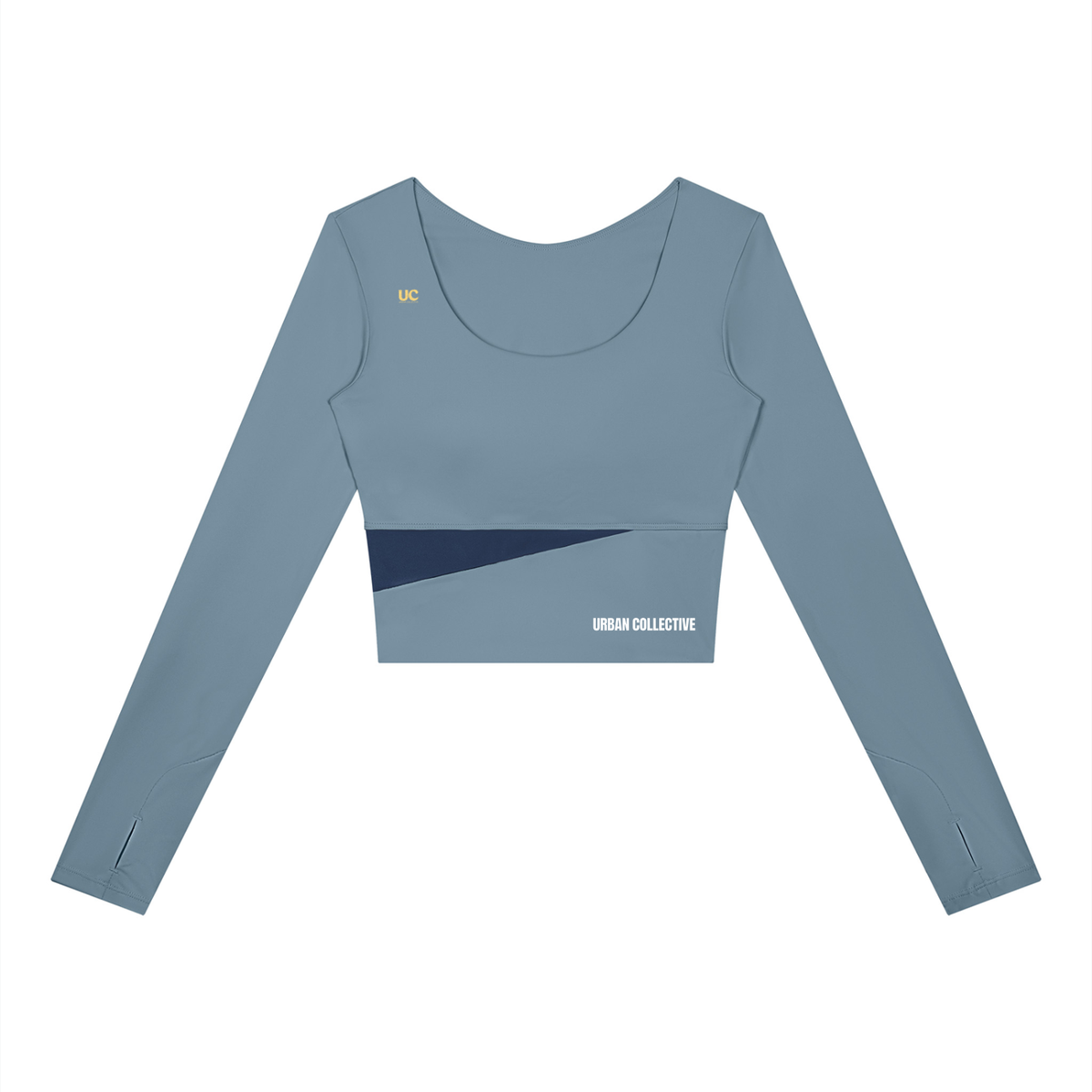 "Urban Culture Athletics" Women's Panelled Long Sleeve Yoga T-Shirt