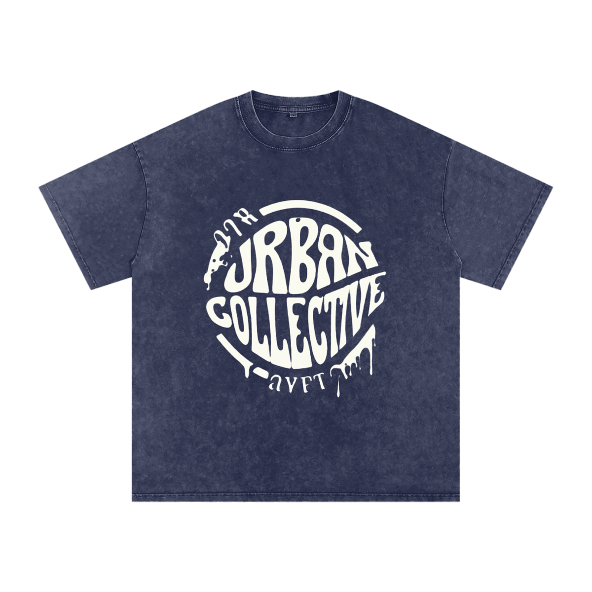"Urban Collective" Snow Washed Oversized Cotton T-Shirt