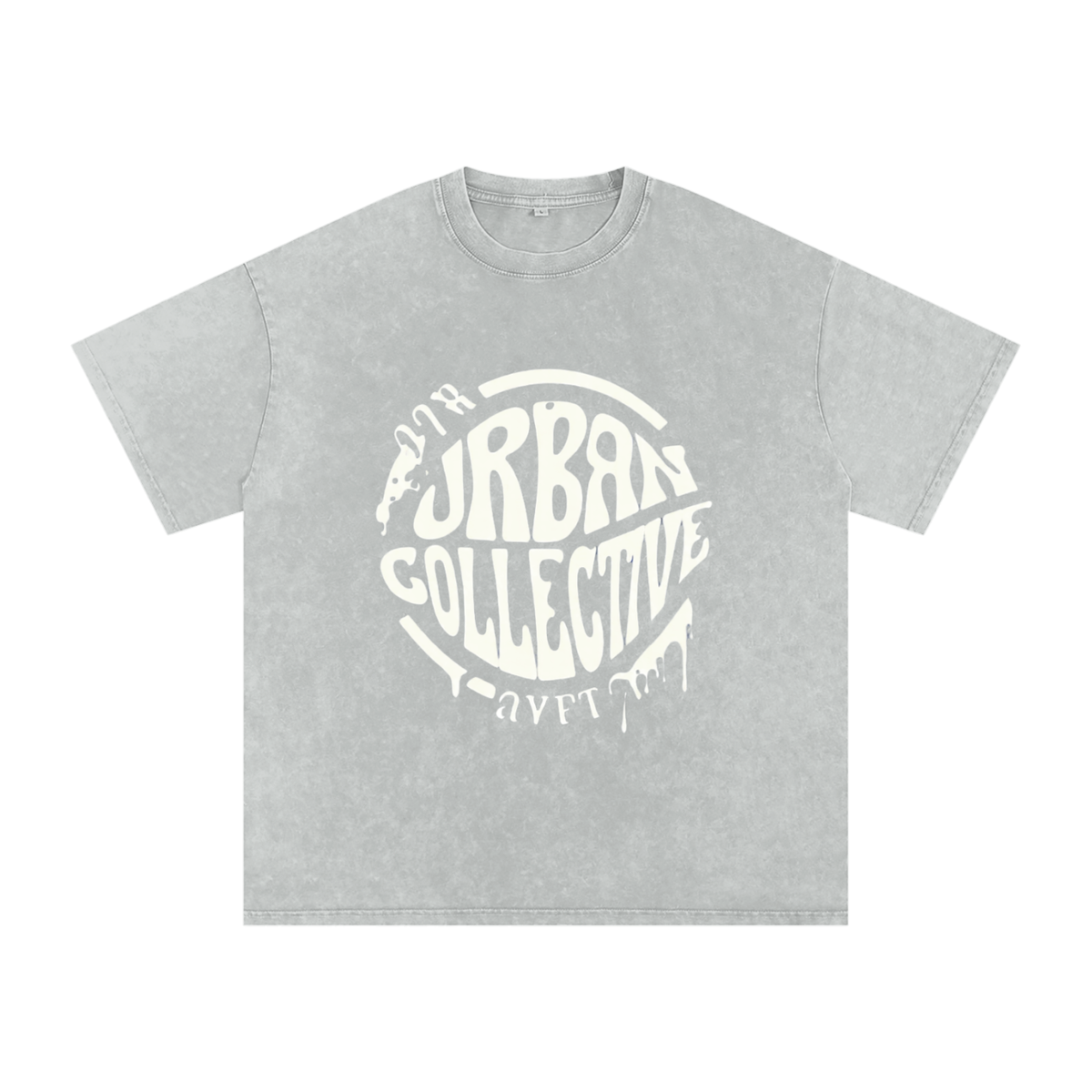 "Urban Collective" Snow Washed Oversized Cotton T-Shirt