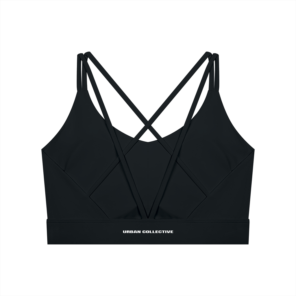 "Urban Culture Athletics" Women's Lycra Cropped Yoga Sport Bra