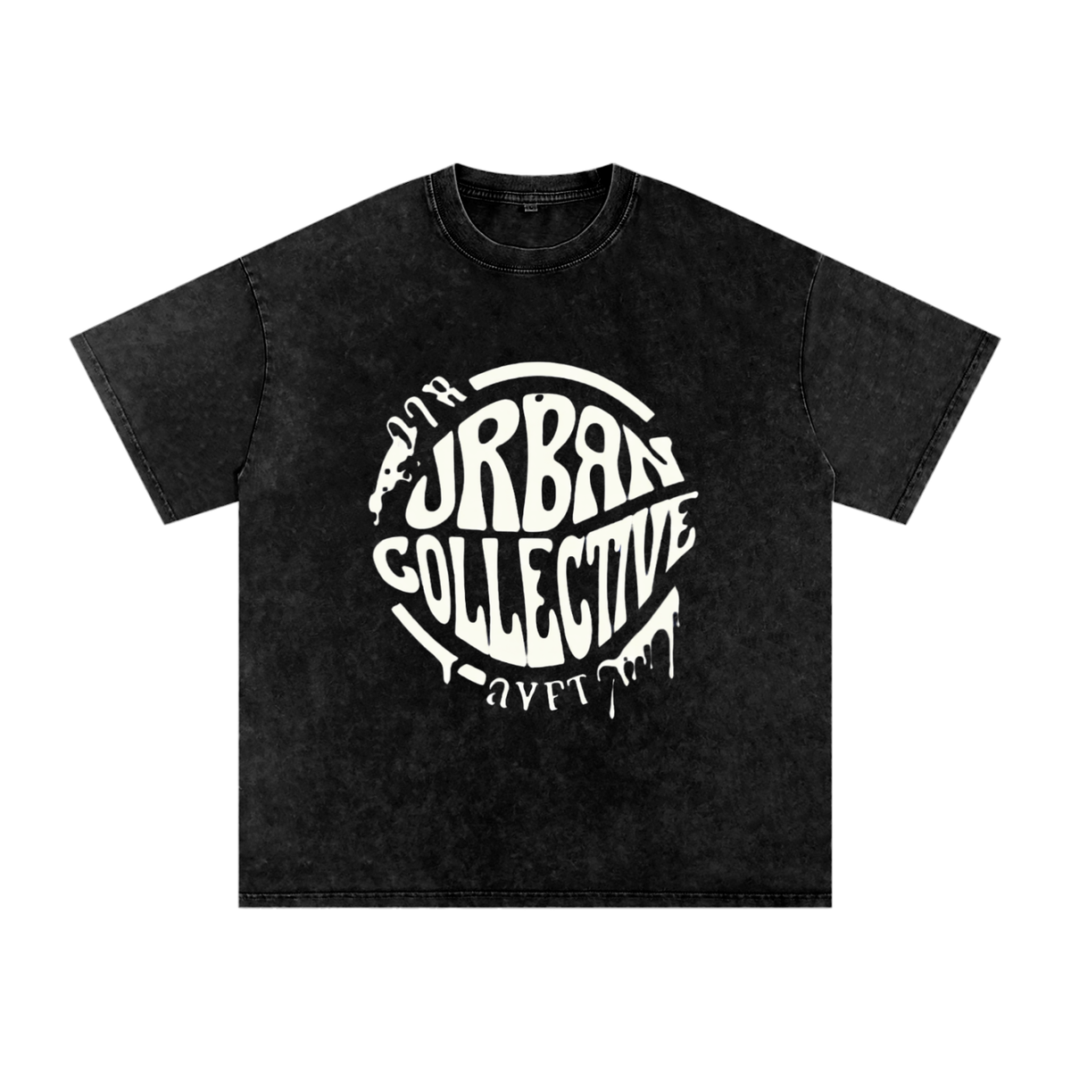"Urban Collective" Snow Washed Oversized Cotton T-Shirt