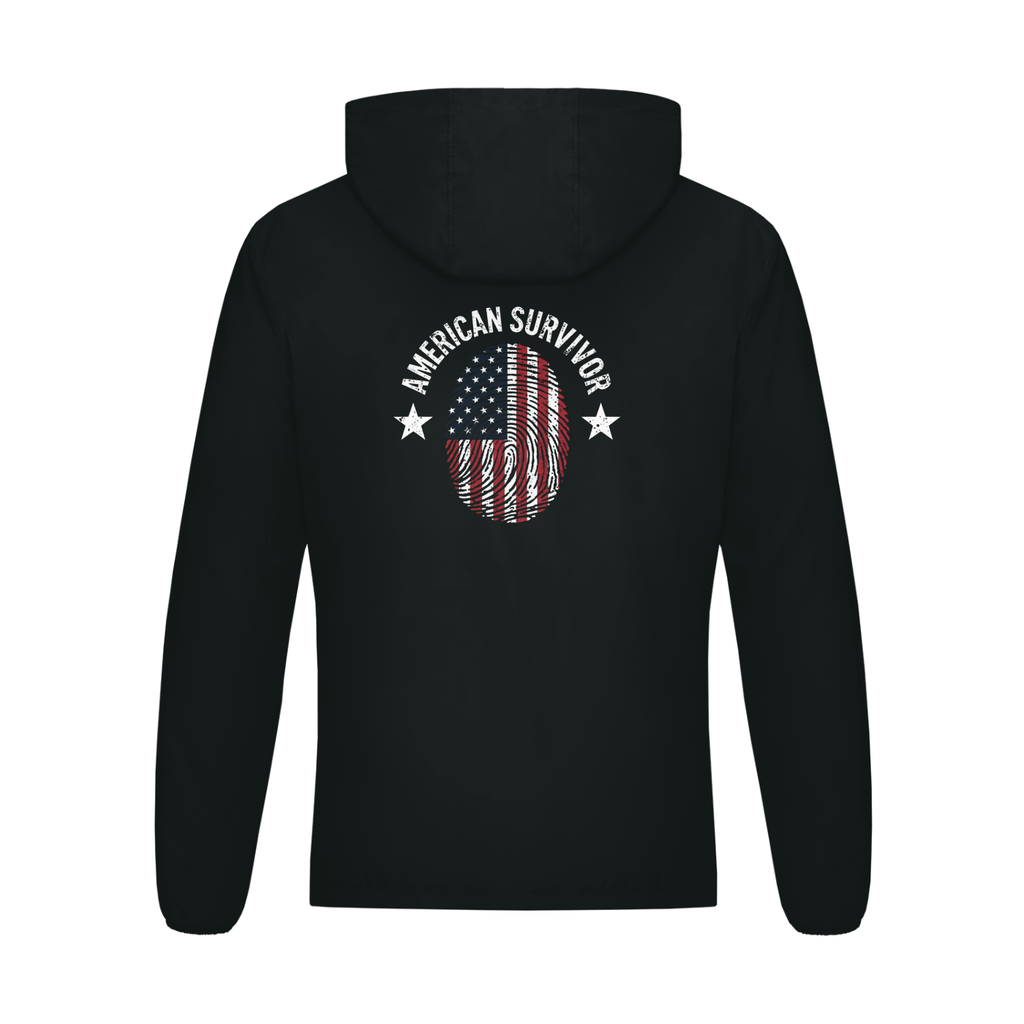 "American Survivor" Soft Hooded Sports Jacket