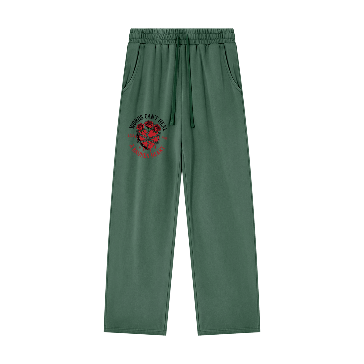 'Broken Hearted" Unisex Heavyweight Vintage Wash Sweatpants