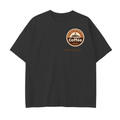 "Coffee first" Drop Shoulder Cotton T-Shirt