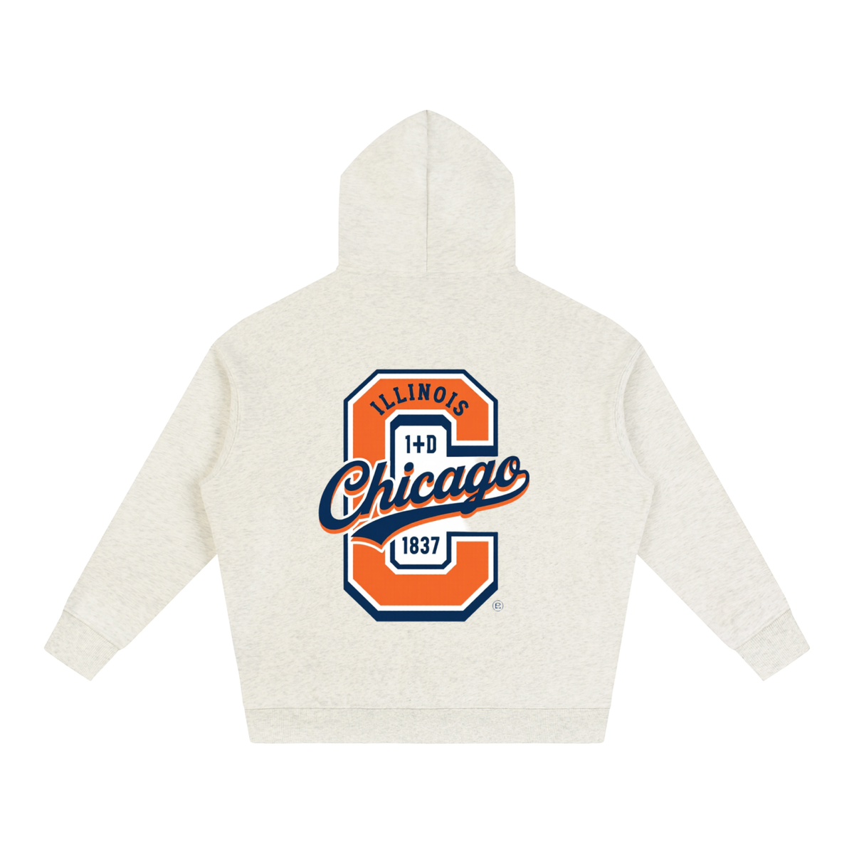 "Chicago" Oversize Fleeced Hoodie