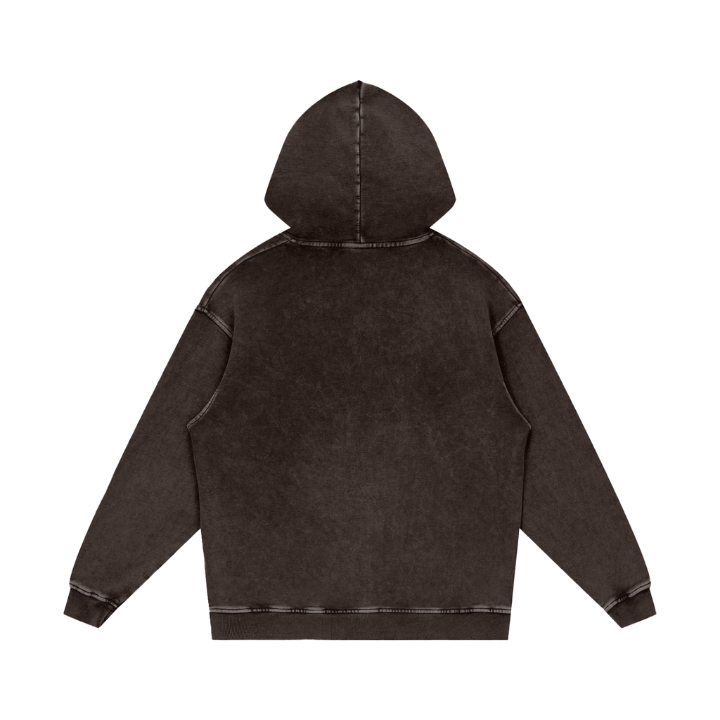 "Urban collective" Snow Washed Loose Cotton Hoodie
