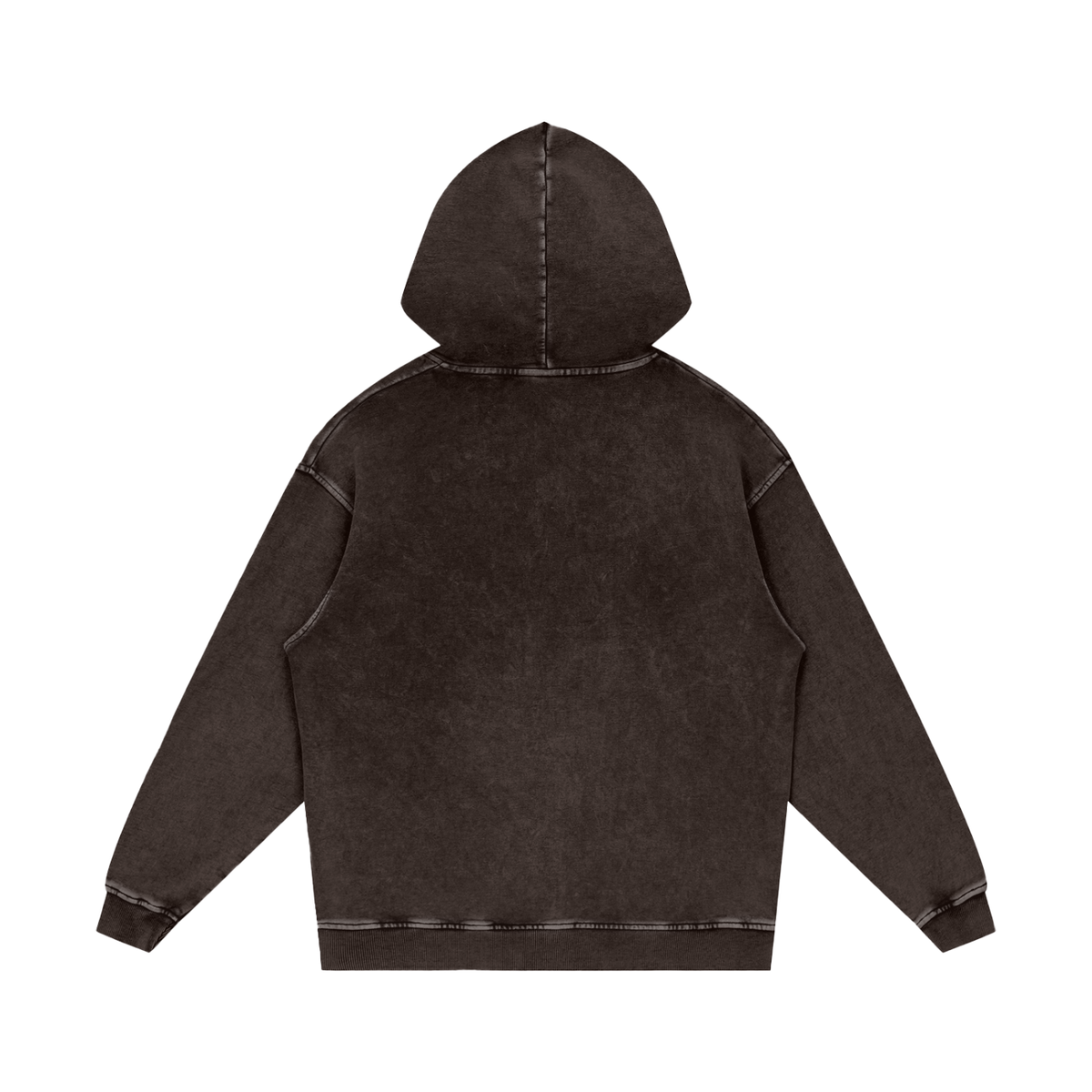 "Urban collective" Snow Washed Loose Cotton Hoodie