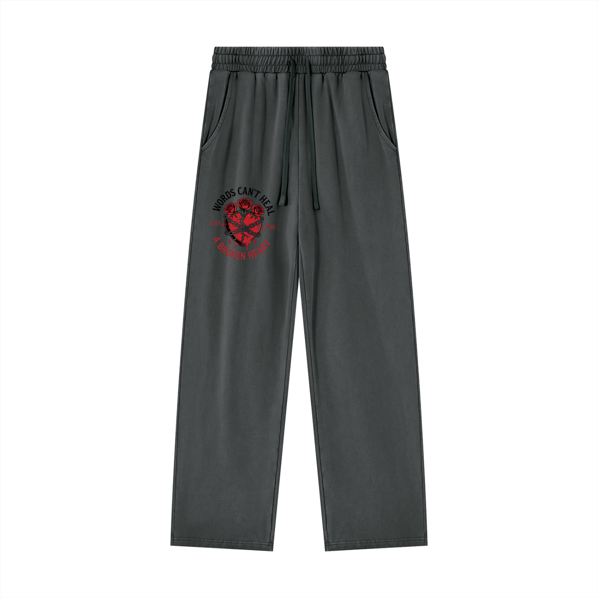 'Broken Hearted" Unisex Heavyweight Vintage Wash Sweatpants