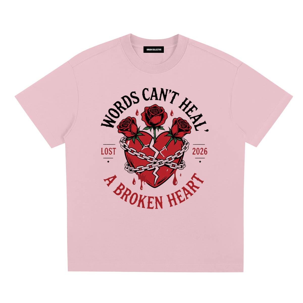 "Broken Hearted" Sorona Quick-Dry Cooling T-Shirt
