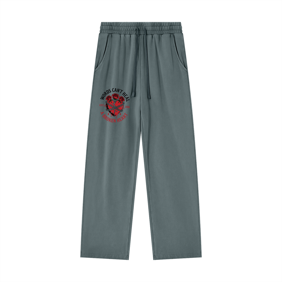 'Broken Hearted" Unisex Heavyweight Vintage Wash Sweatpants