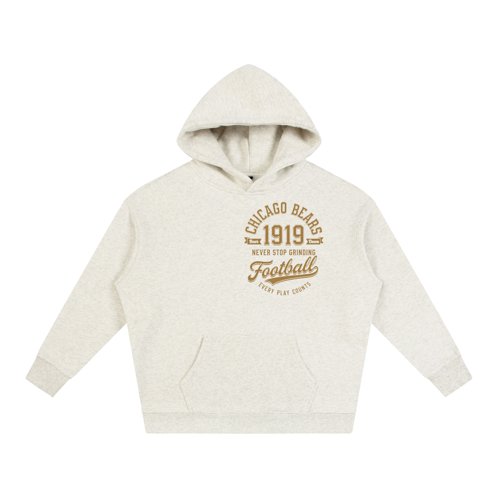 "Chicago Bears Football" Oversize Fleeced Hoodie