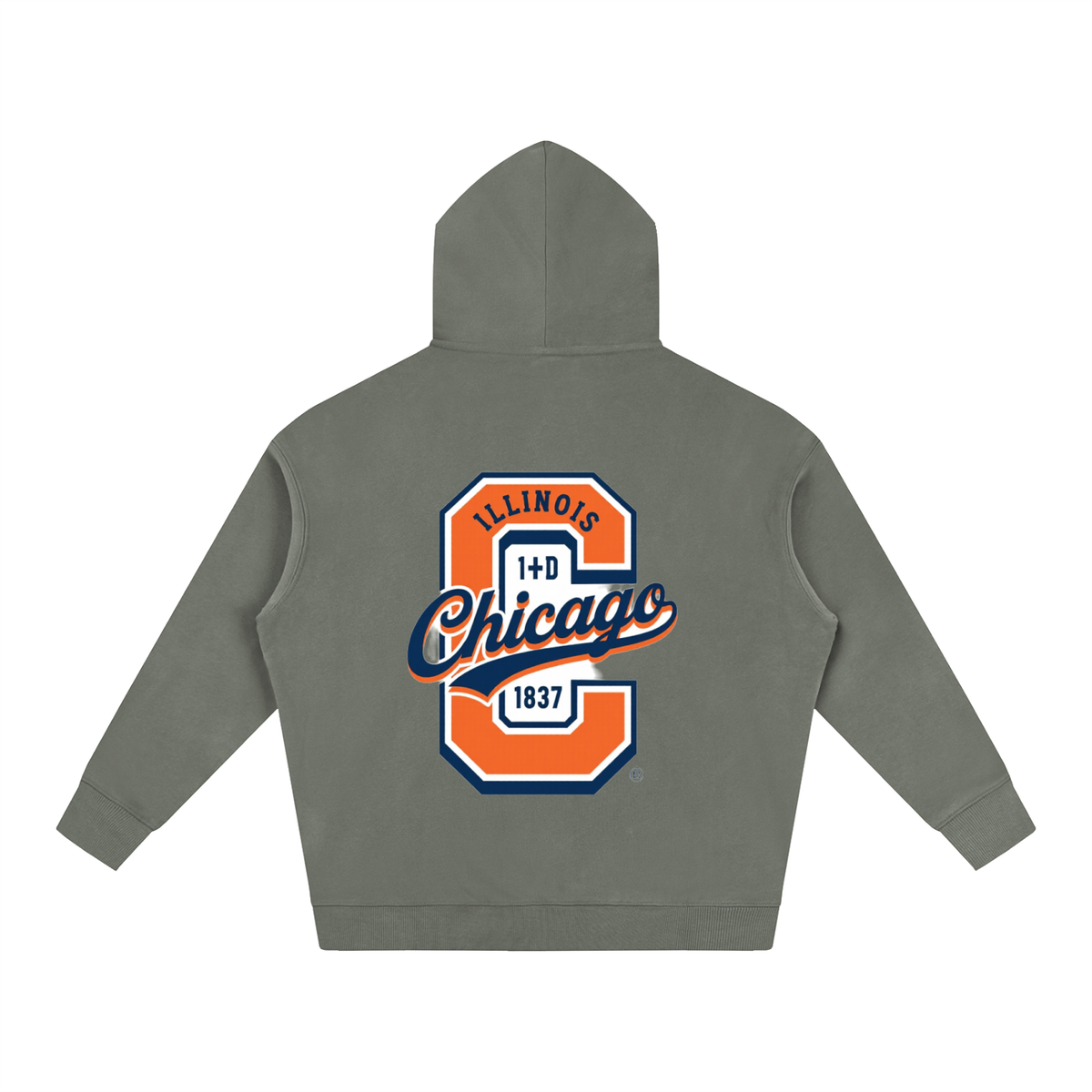 "Chicago" Oversize Fleeced Hoodie