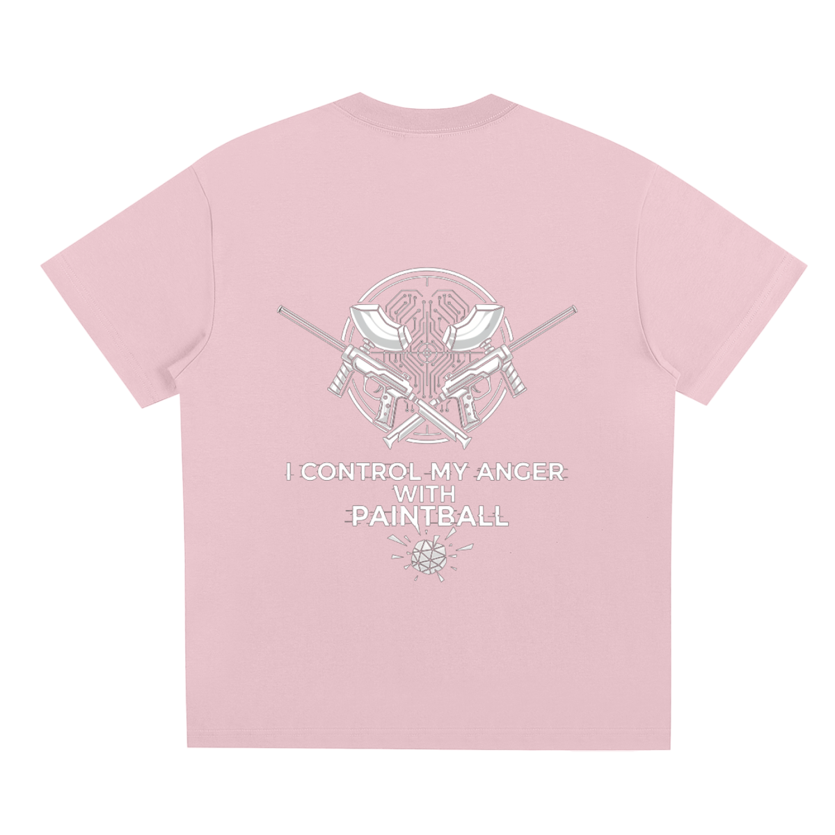 "I control my anger with paintball" Sorona Quick-Dry Cooling T-Shirt